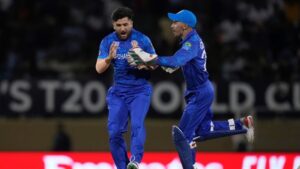 Afghanistan Stun New Zealand in Upset for the Ages at T20 World Cup टी20 विश्व कप में अफगानिस्तान ने न्यूजीलैंड को हराकर इतिहास रच दिया